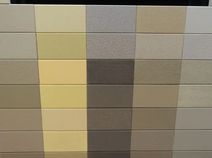 CemTrox fairface coating colors in  earth tones. 